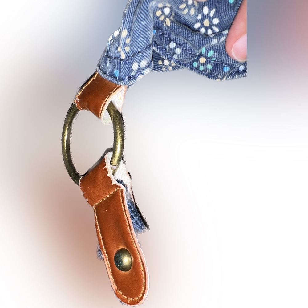 Blue Floral Shoulder Bag - Picture 3 of 6
